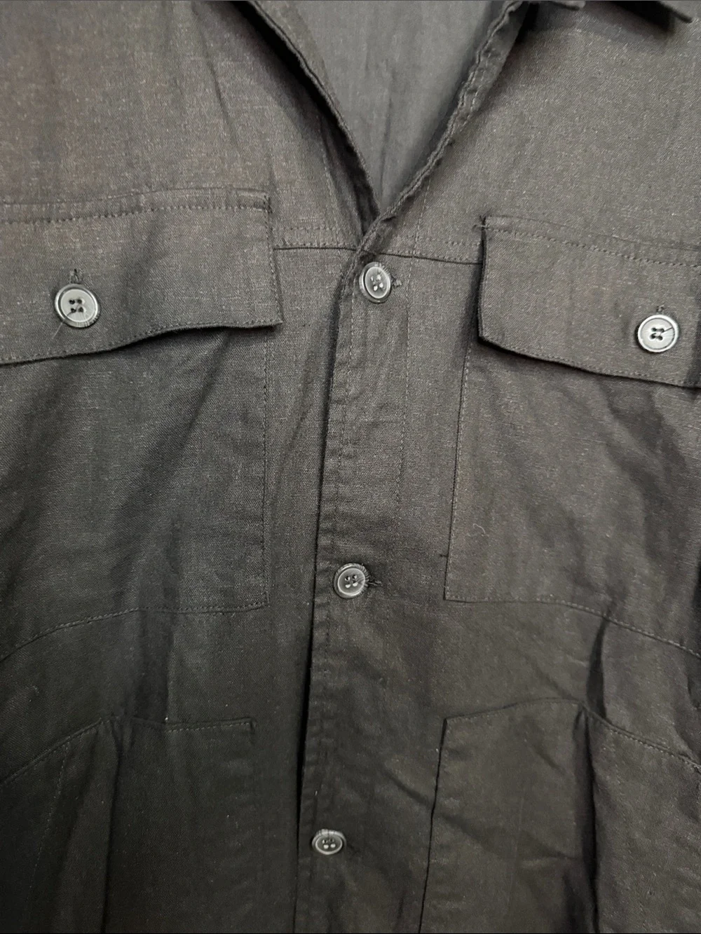 Forever 21 Men's Dark Olive Military Field Jacket Size Large